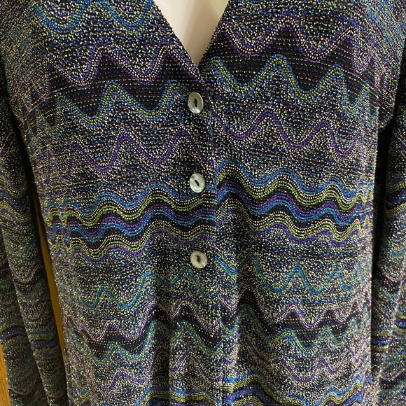 Rabbit, Rabbit, Rabbit Designs Purple,blue, silver multi color sparkle duster 8 - Picture 3 of 9